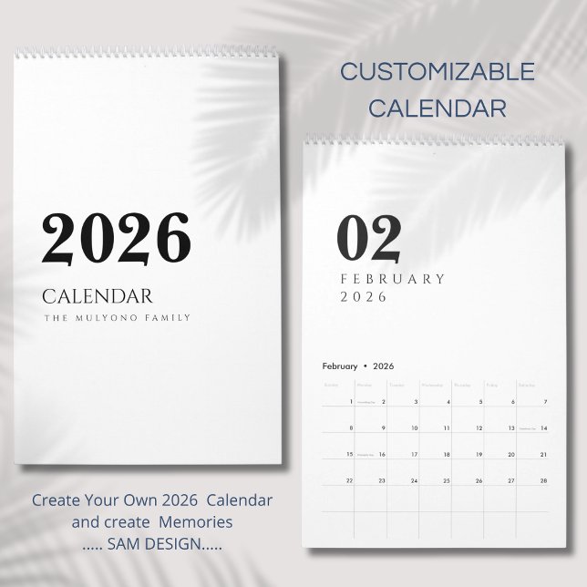 Enkel Lyxdesign Kalender (Skapare uppladdad)
