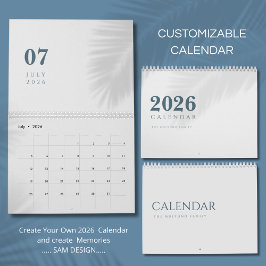 Enkel Lyxdesign Kalender