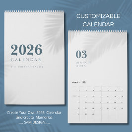 Enkel Lyxdesign Kalender