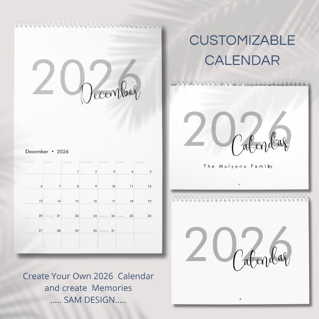 Enkel lyxdesignkalender kalender (Skapare uppladdad)