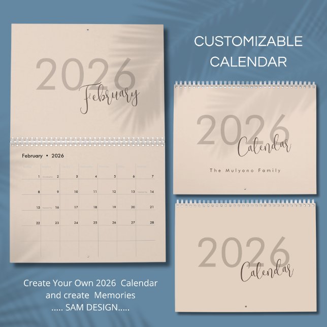 Enkel lyxdesignkalender kalender (Skapare uppladdad)
