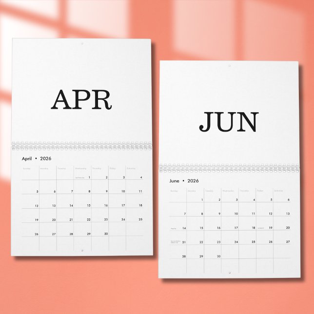 Enkel lyxdesignkalender kalender (Skapare uppladdad)