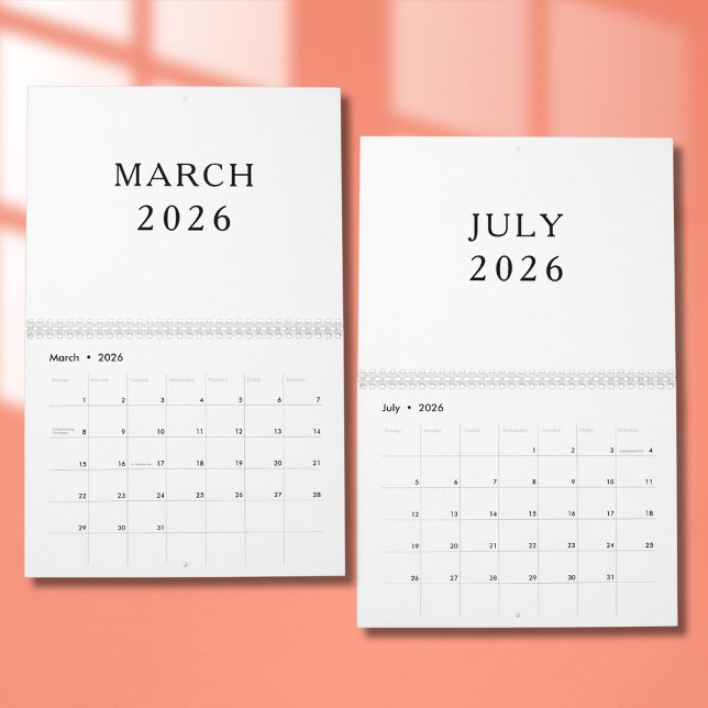 Enkel lyxdesignkalender kalender (Skapare uppladdad)