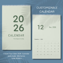 Enkel lyxkalender kalender