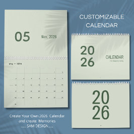 Enkel lyxkalender kalender