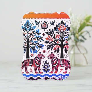 enkel madhubani-målning