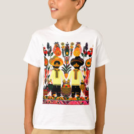 enkel madhubani-målning t shirt