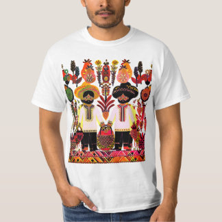 enkel madhubani-målning t shirt