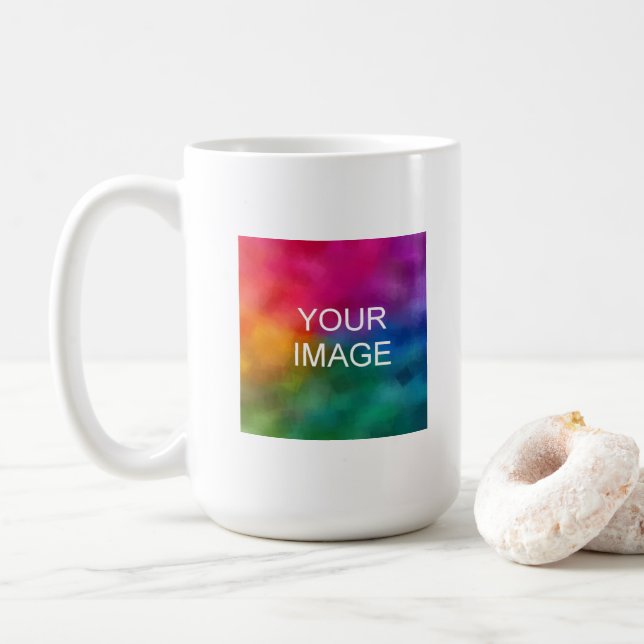 Enkel mall Ladda upp din fotobild här Kaffemugg (Med munk)
