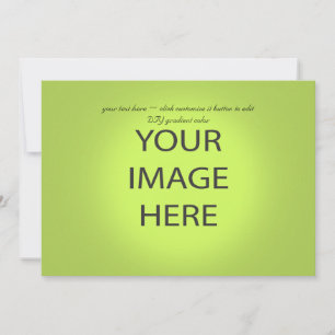 Enkel mall, Vågrät för DIY-övertoning färg/5x7