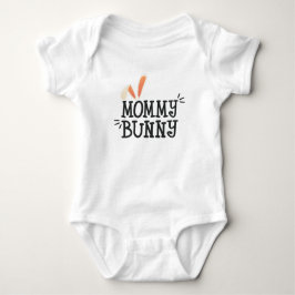Enkel Mamma Bunny Påsk Typografi | Kostym T Shirt