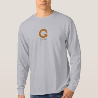 Enkel manar långärmadutslagsplats - tee shirt