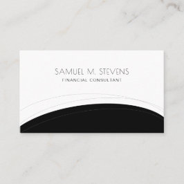 Enkel mankulin, modern elegant för professionell s visitkort