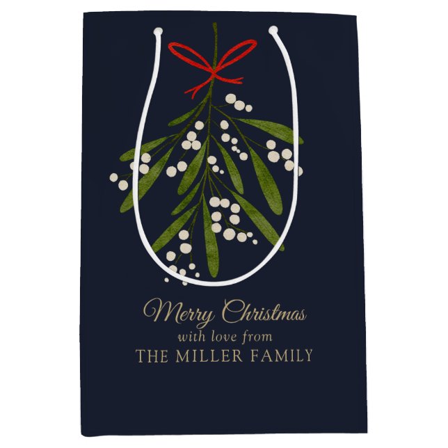 Enkel marin mistel jul (Framsidan)