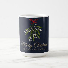 Enkel marin mistel jul kaffemugg