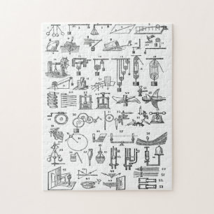 Enkel Maskiner ~ Mekaniska och fysiska enheter ~ Pussel