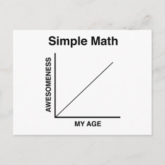 Enkel Math Vykort