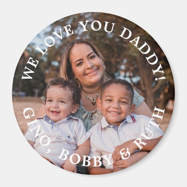 Enkel meddelandepil och foto magnet (Framsidan)