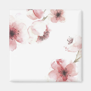 Enkel men ändå Elegant Blommar för körsbärsdr Magnet