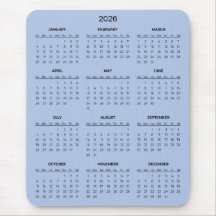 Enkel men elegant 2026-kalender | Musmatt