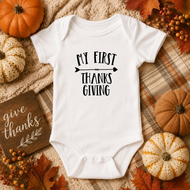 Enkel Min Första Thanksgiving T Shirt (Skapare uppladdad)