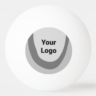 enkel minimal anpassningsbar lägg till din logotyp pingisboll