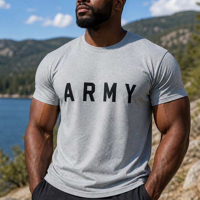 Enkel Minimal Armé T Shirt (Simple Minimal Army T-Shirt)