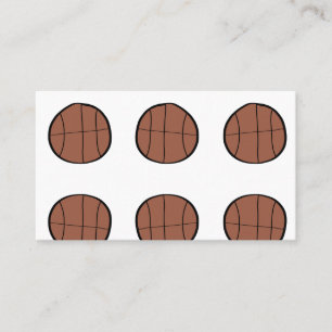 enkel minimal basketboll baseball-anpassningsbar visitkort