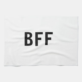 Enkel minimal BFF bästa vänner familj anpassat nam Kökshandduk