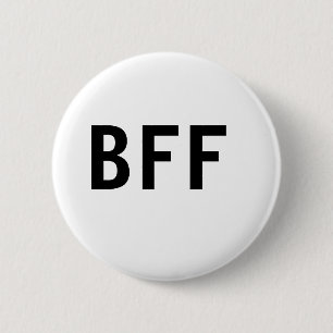 Enkel, minimal BFF-familj med bästa möjliga vän Knapp