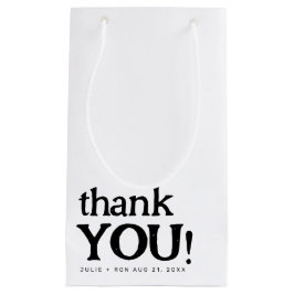 Enkel minimal Bröllop Tack