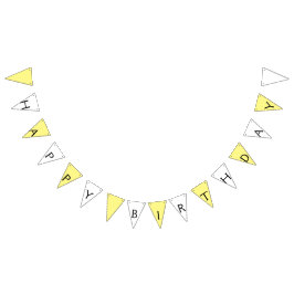 enkel minimal buntning av grattis på födelsedagen vimplar