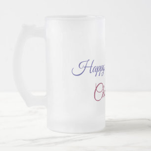 ENKEL MINIMAL.CUTIE LÄGG TILL NAMN BABY födelsedag Frostat Ölglas