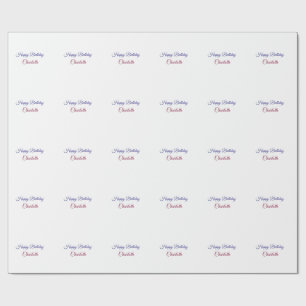ENKEL MINIMAL.CUTIE LÄGG TILL NAMN BABY födelsedag Presentpapper
