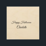ENKEL MINIMAL.CUTIE LÄGG TILL NAMN BABY happy hall Trätavla<br><div class="desc">Design</div>