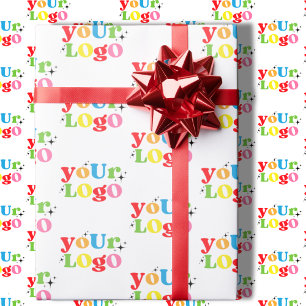 Enkel Minimal Elegant Anpassad Logotyp Här Företag Presentpapper