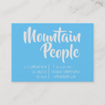 Enkel, minimal Elegant Himmel Blue