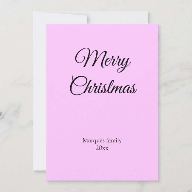 Enkel minimal elegant lägg till din christmas-bild (Framsida)