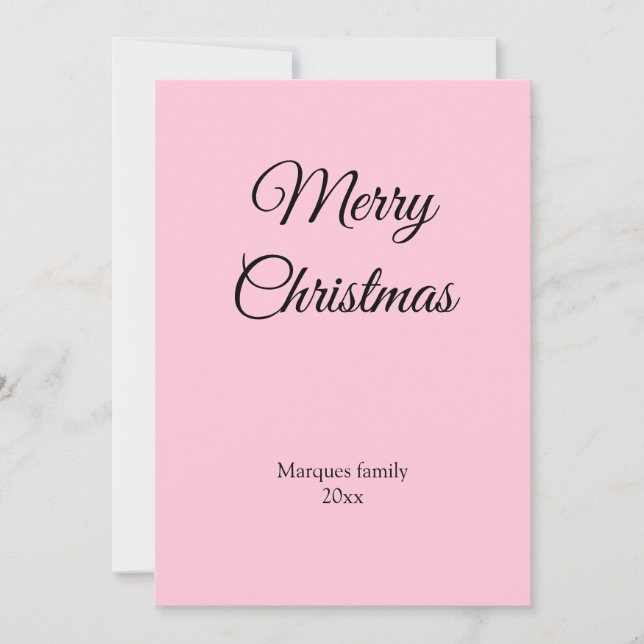 Enkel minimal elegant lägg till din christmas-bild (Framsida)