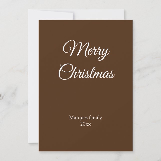 Enkel minimal elegant lägg till din christmas-bild (Framsida)