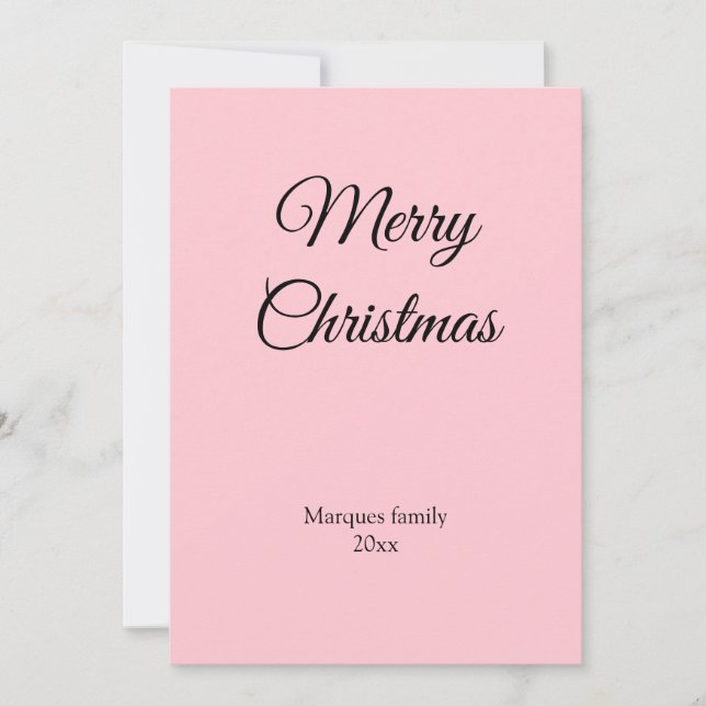 Enkel minimal elegant lägg till din christmas-bild (Framsida)