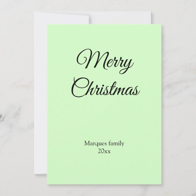 Enkel minimal elegant lägg till din christmas-bild (Framsida)
