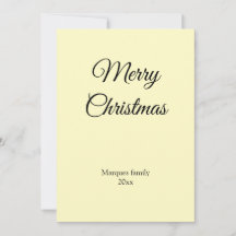 Enkel minimal elegant lägg till din christmas-bild