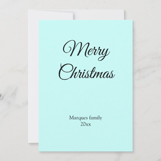 Enkel minimal elegant lägg till din christmas-bild (Framsida)