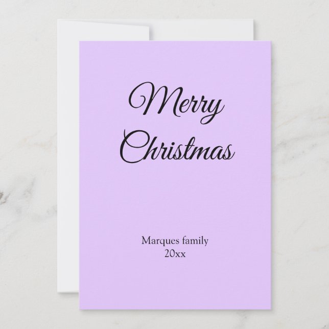 Enkel minimal elegant lägg till din christmas-bild (Framsida)