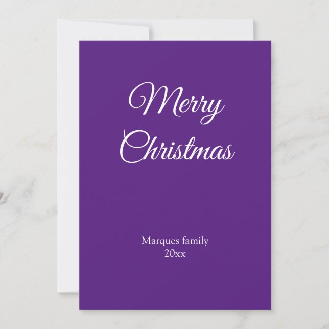 Enkel minimal elegant lägg till din christmas-bild (Framsida)