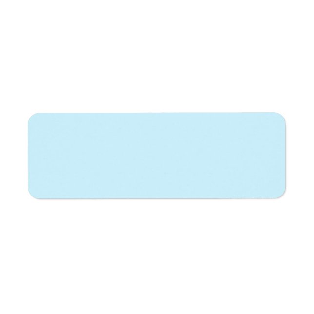 Enkel, minimal fast anpassningsbar för anpassnings returadress etikett (Framsidan)