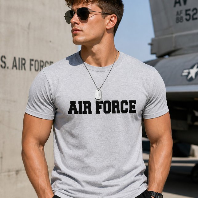 Enkel Minimal Flygvapen Tröja (Simple Minimal Air Force T-Shirt)