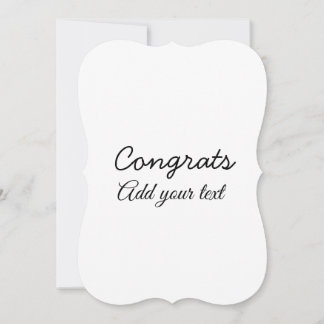 Enkel minimal grattis studenten lägger till din