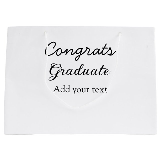 Enkel minimal grattis studenten lägger till din (Framsidan)